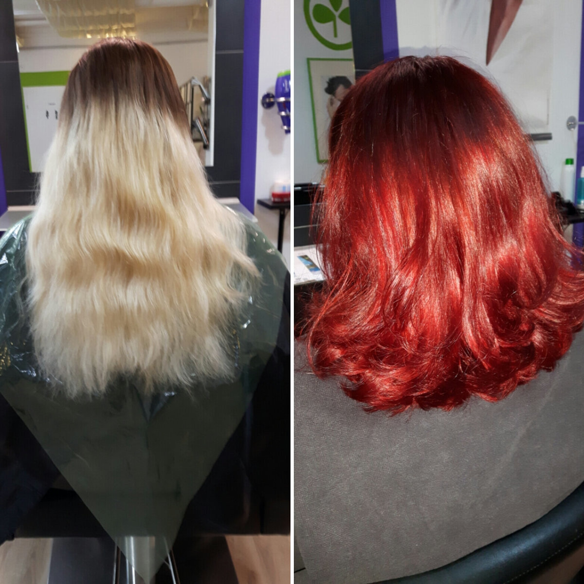 rote Haare im Hairdesign Studio